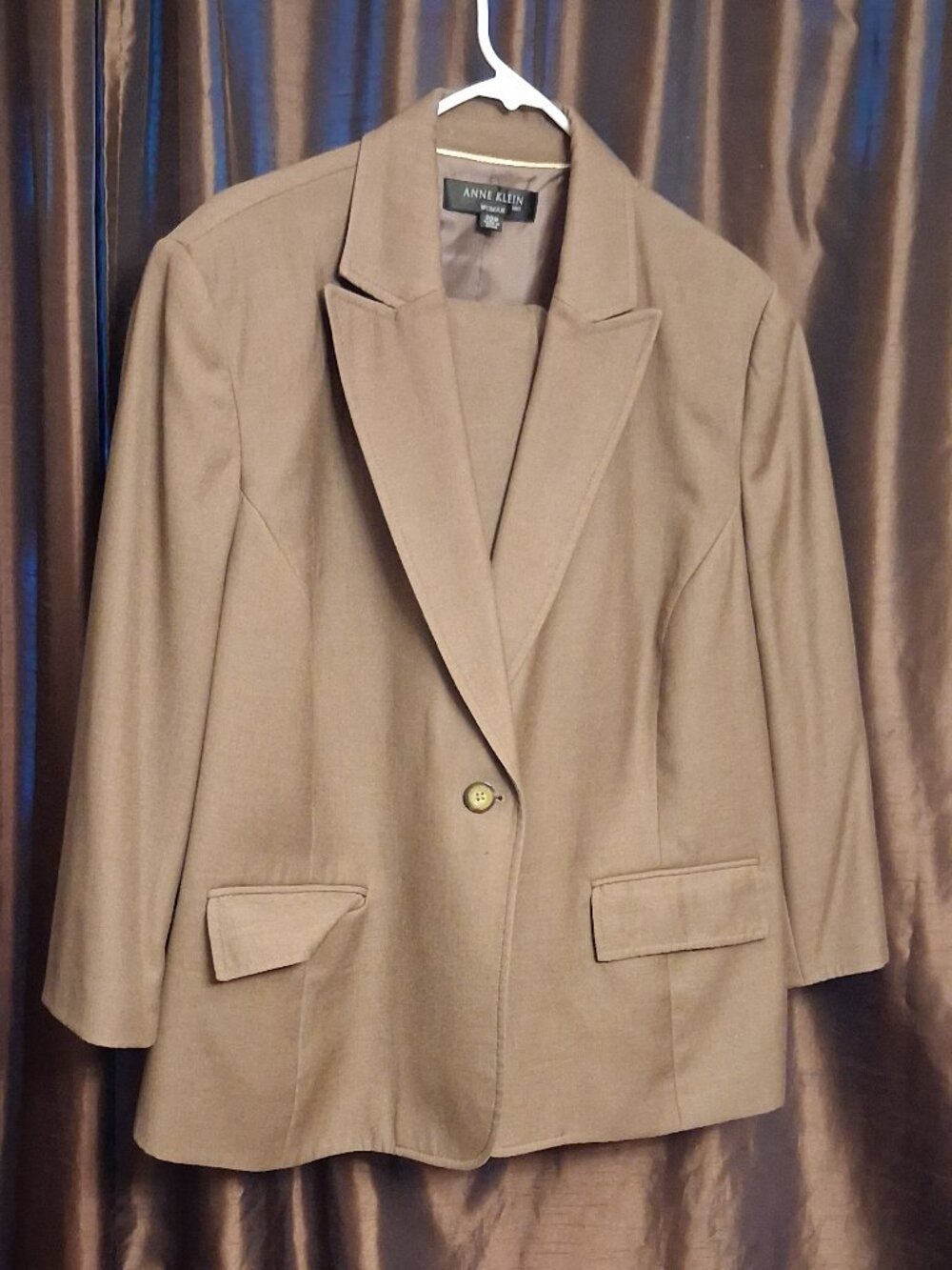 Anne Klein Tan Suit Pants, Size 20W